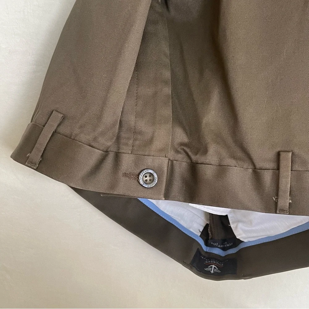 Dockers Men's D2 Signature Khaki Straight Fit Pants Flat Front Khaki Brown 38/30 - Picture 11 of 14